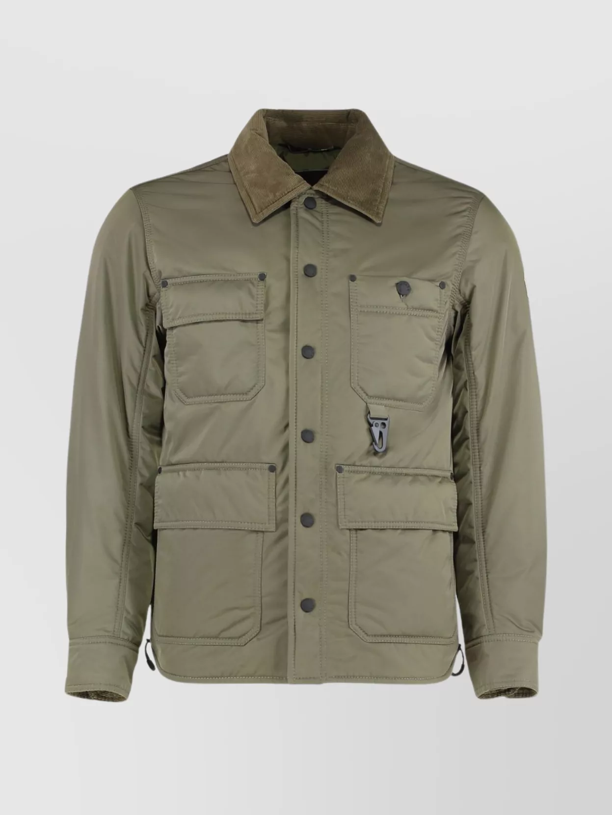 Moncler Versatile Long Sleeve Utility Jacket In Green