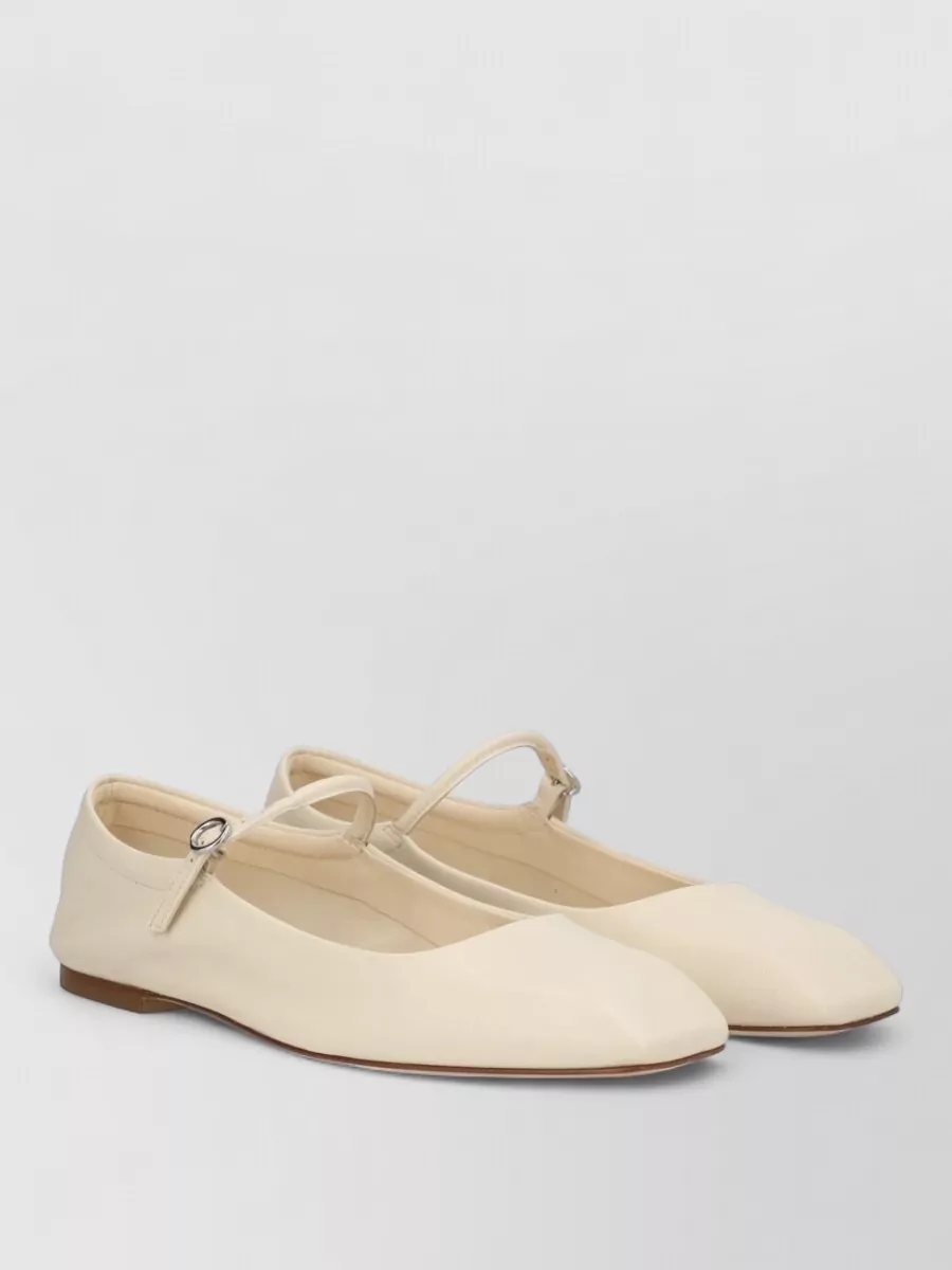 Aeyde Leather Mary Jane Ballerina Shoes