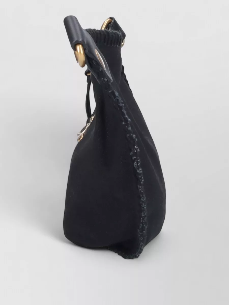 Vivienne Westwood Shoulder Bag Gold Tone Hardware Adjustable Strap