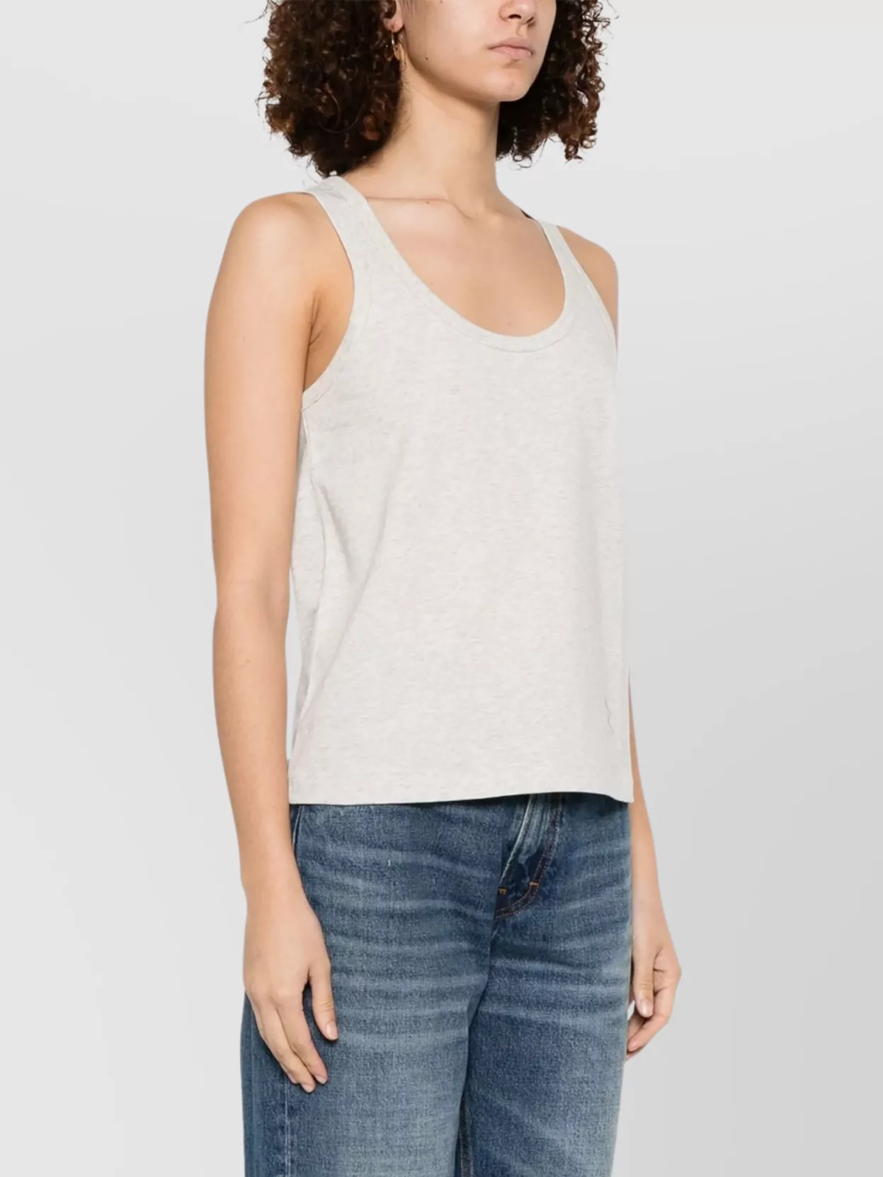 A.p.c. Scoop Neckline Sleeveless Top