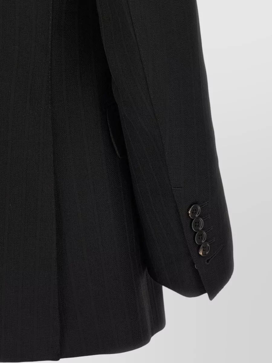 Tom Ford Satin Blazer Double Breasted Peak Lapels