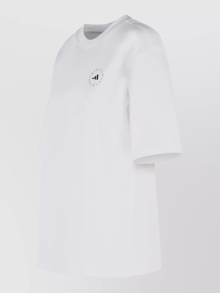 Adidas By Stella Mccartney Cotton T Shirt Short Sleeves Crew Neck