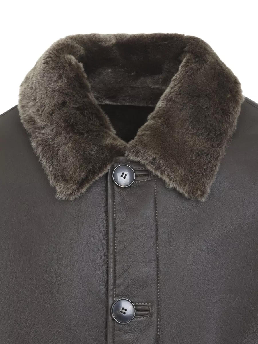 Yves Salomon Lamb Leather Jacket