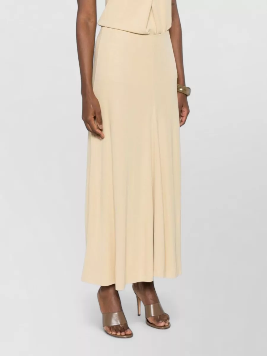 Totême Paneled Flared Maxi Skirt