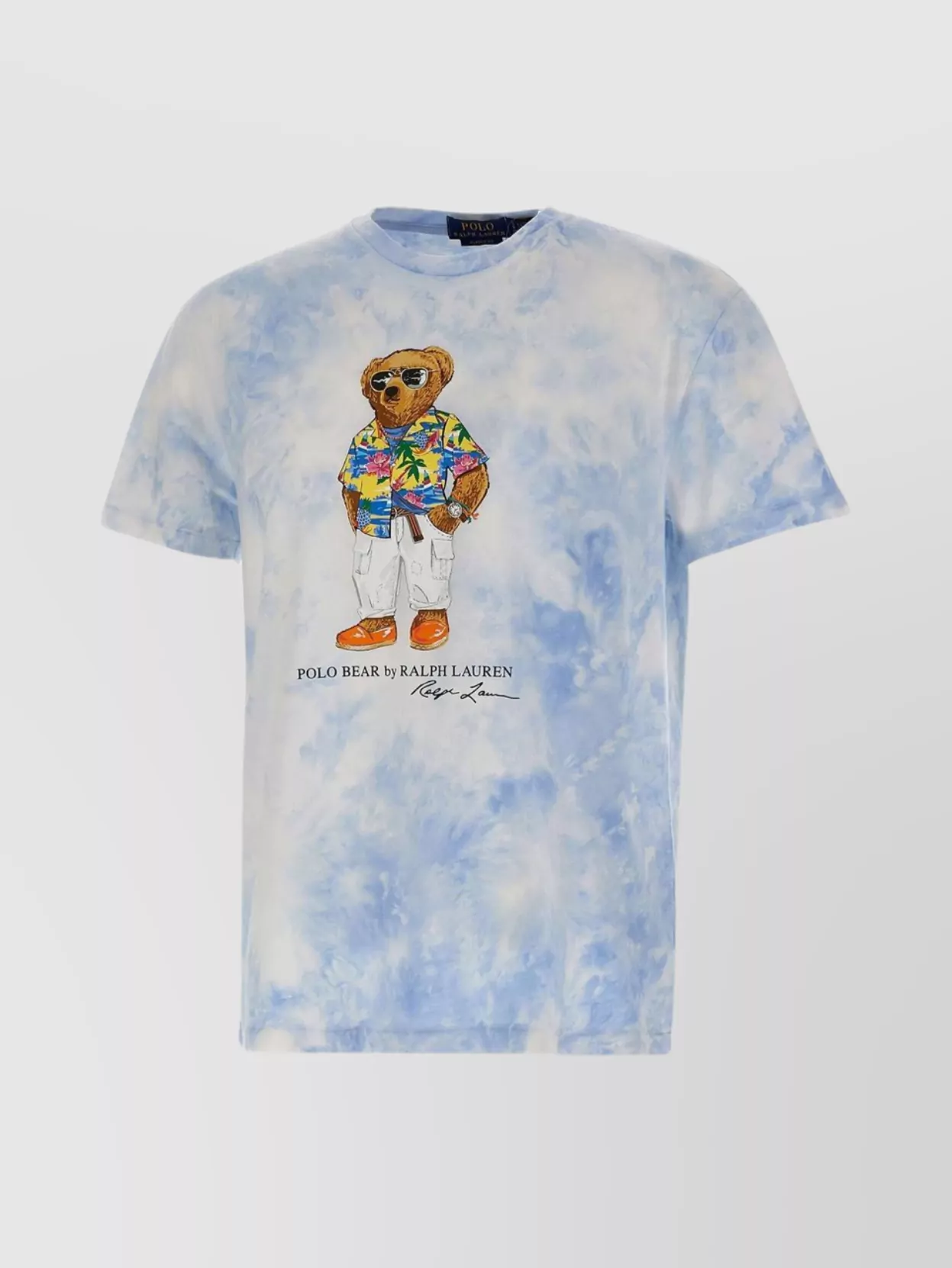 Shop Polo Ralph Lauren Graphic Bear Logo Cotton T-shirt