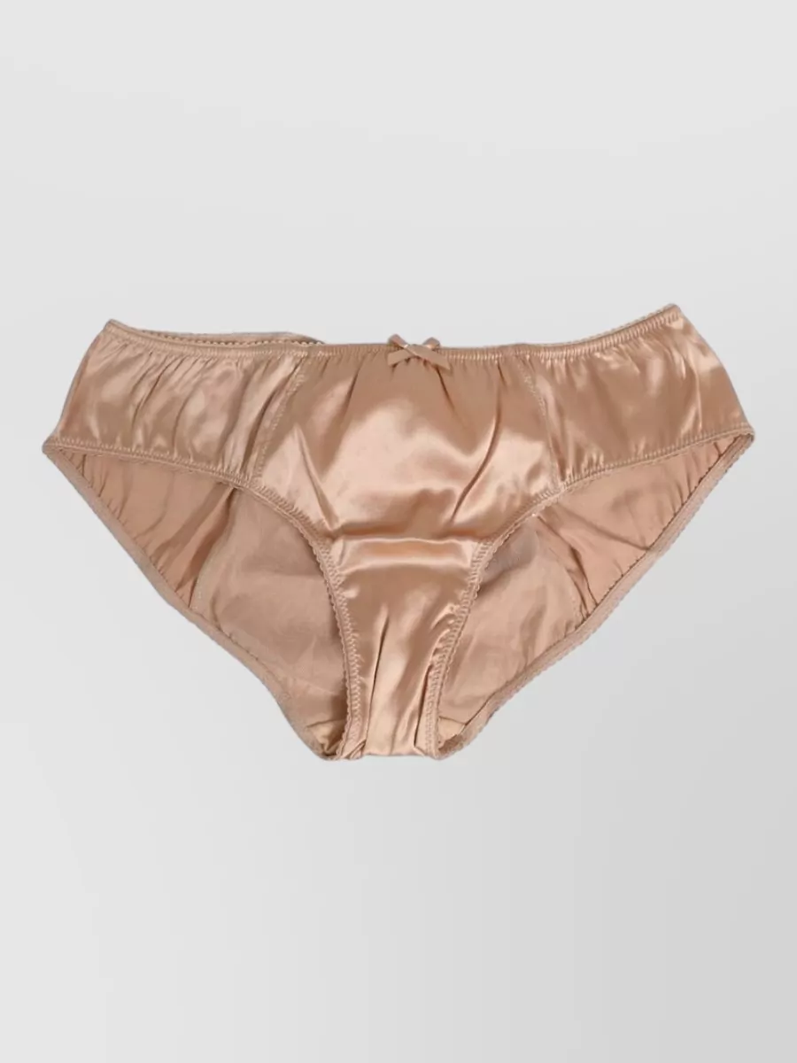 Dolce&Gabbana Silk lace trim briefs