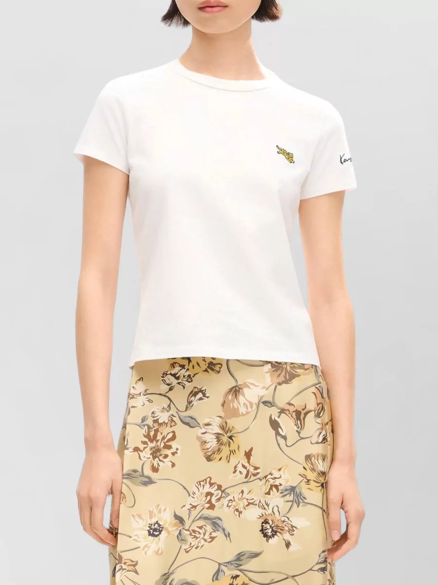 Kenzo Cotton Embroidered T-Shirt