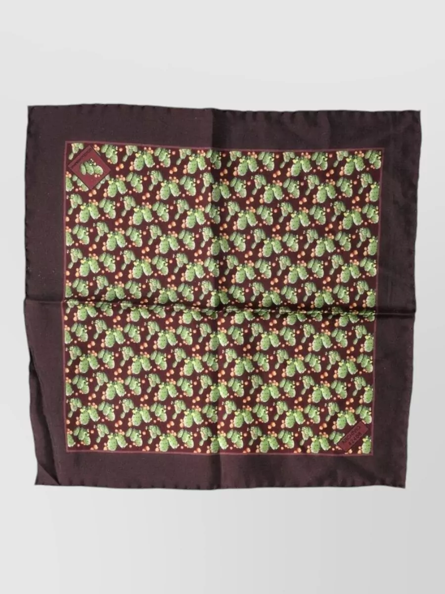 Dolce&Gabbana silk cactus print square scarf