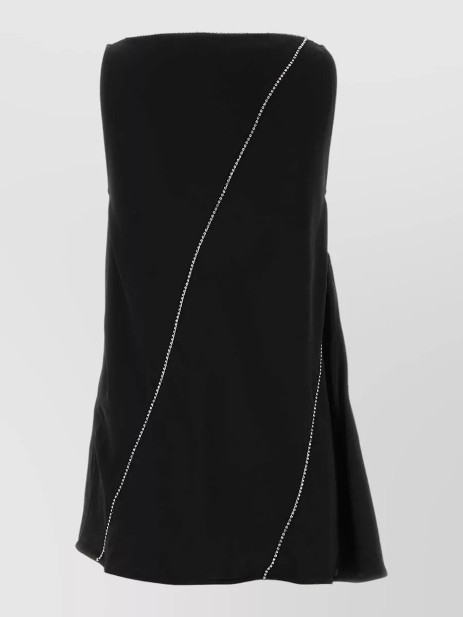 Jil Sander Viscose Top Sleeveless V Neckline Trim