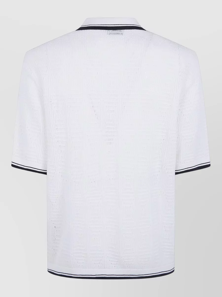 Laneus Knitted Polo Shirt