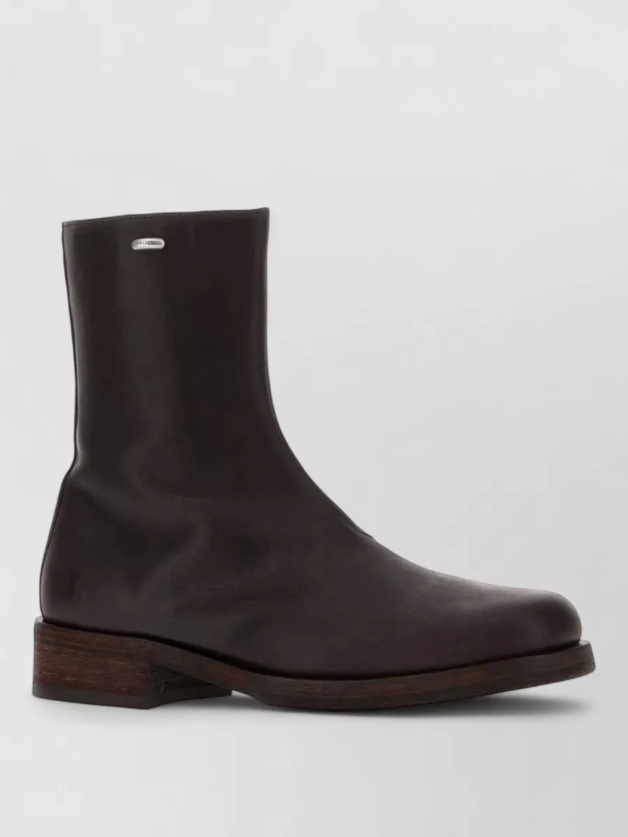 Our Legacy leather ankle boots