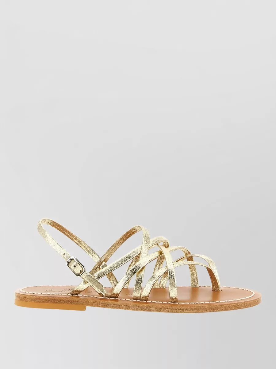 K. Jacques Leather Thong Sandals