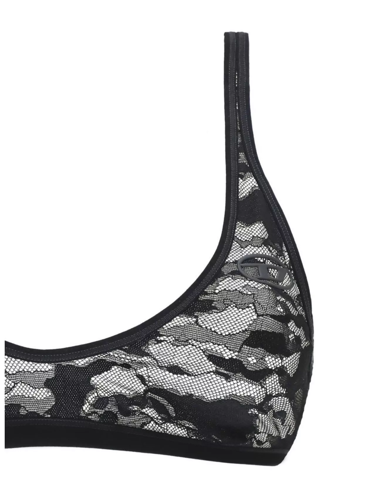 Diesel Lace Bra With Adjustable Shoulder Straps