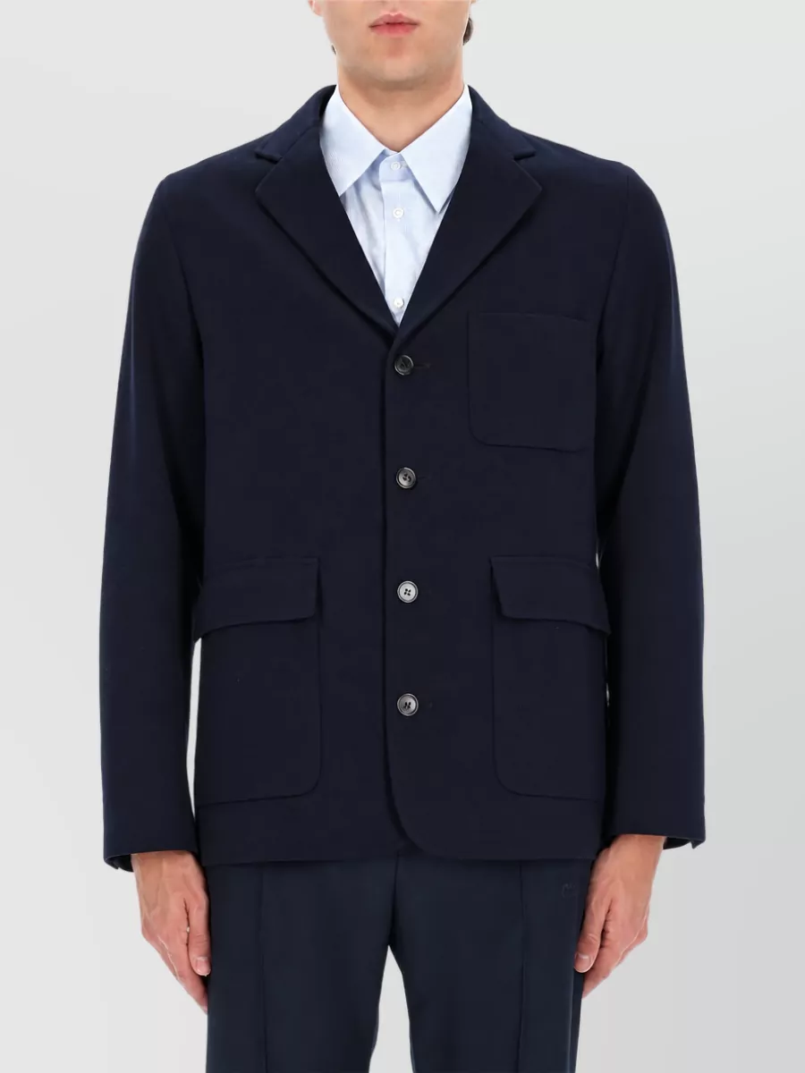 Gucci Cotton Single-Breasted Suit Jacket