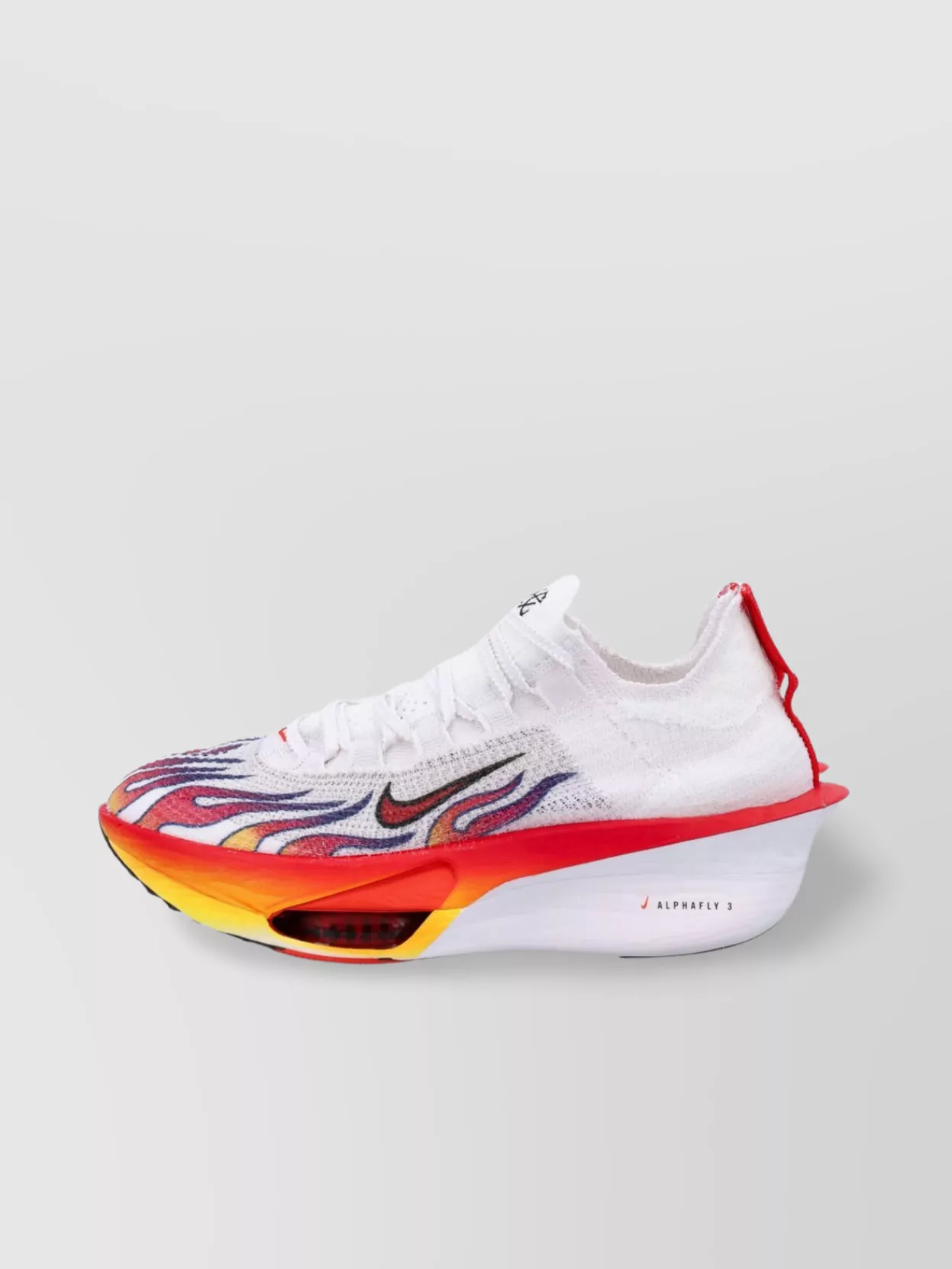 Nike Flame Pattern Knit Upper Pull Tab