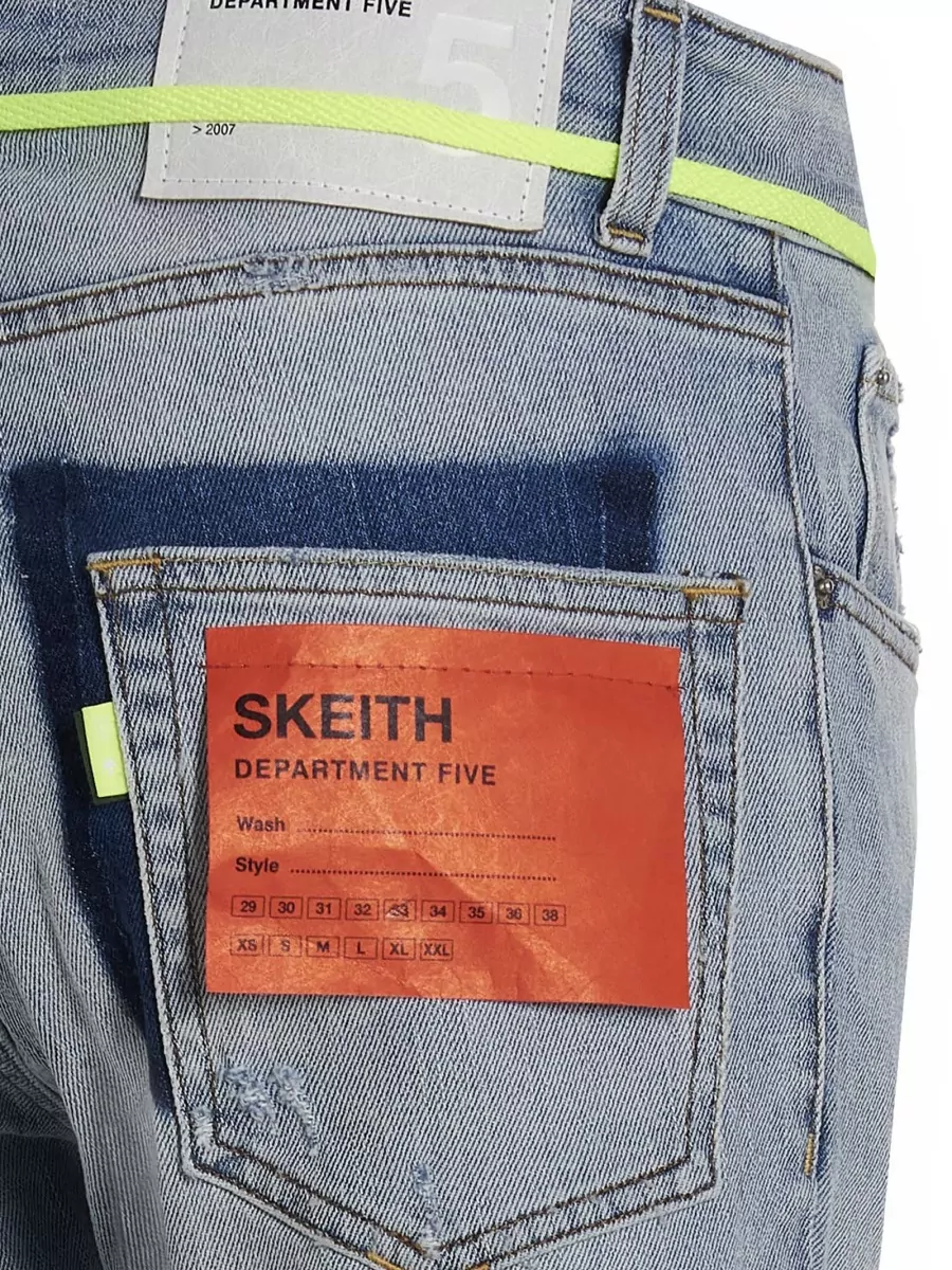Department 5 Denim Slim-Fit Straight-Leg Jeans