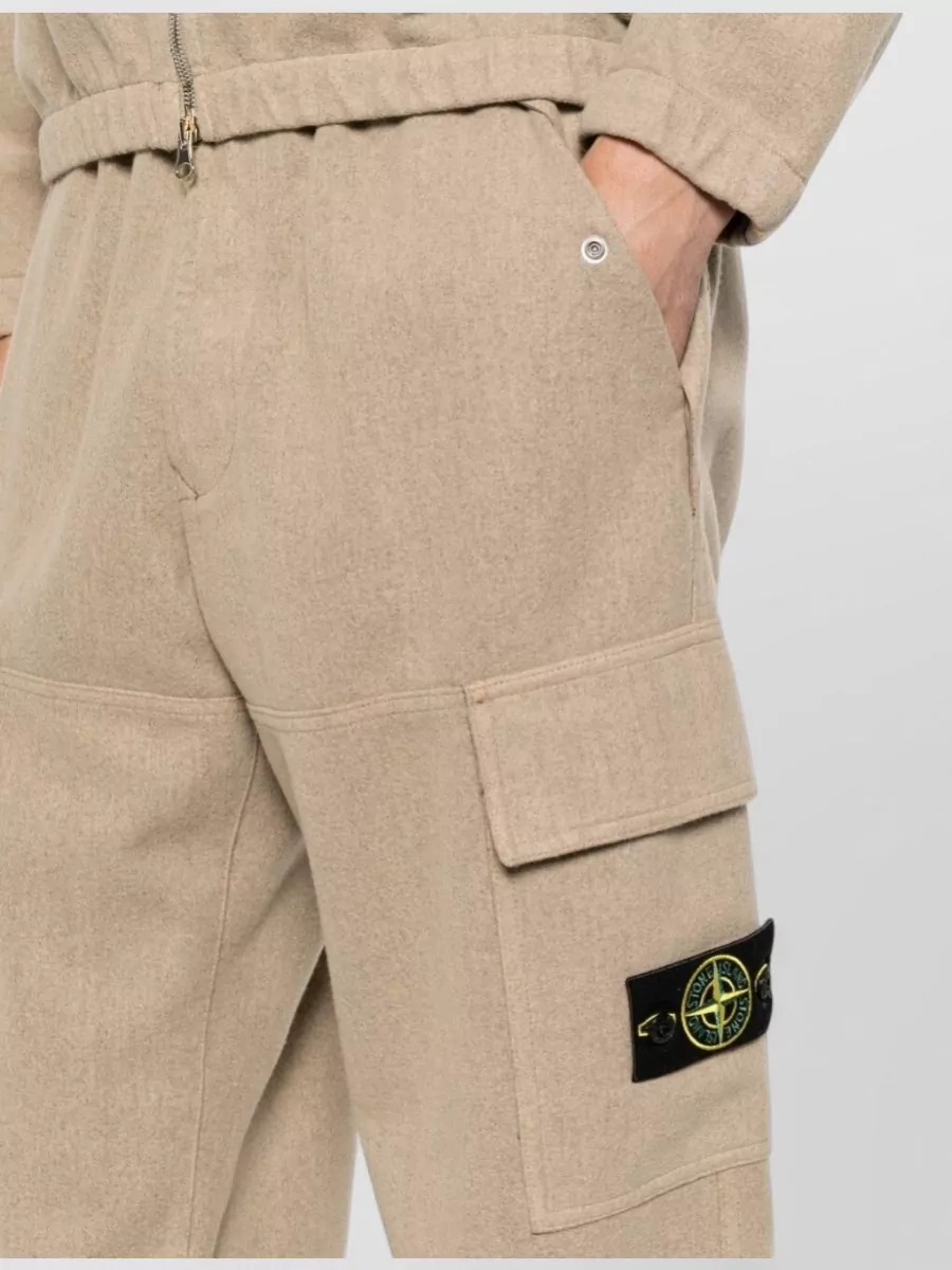 Stone Island Felted Cargo Trousers