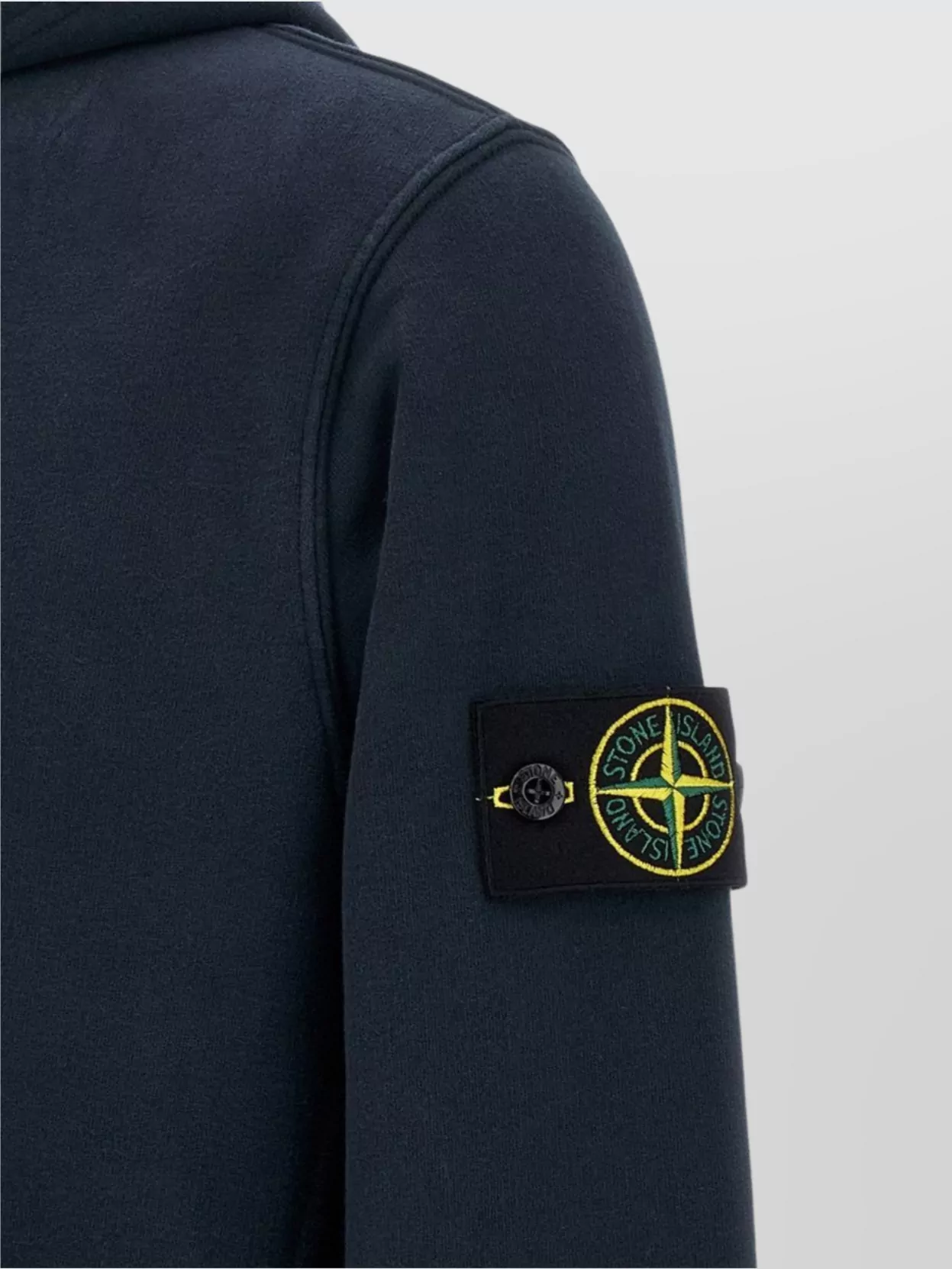 Stone Island Cotton Lined Drawstring Hoodie