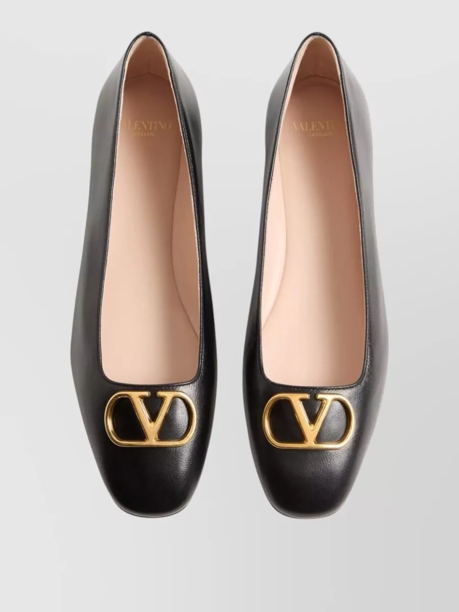 Valentino Garavani Leather Ballet Flats