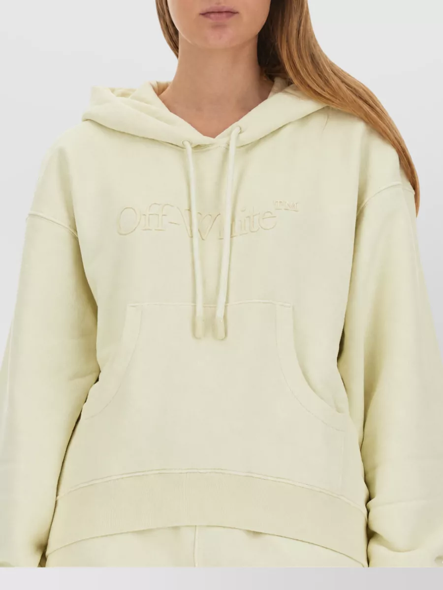 Off-White Cotton Logo Sweatshirt