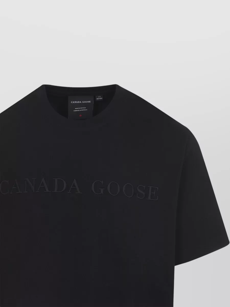 Canada Goose Cotton Embroidered Logo T-Shirt