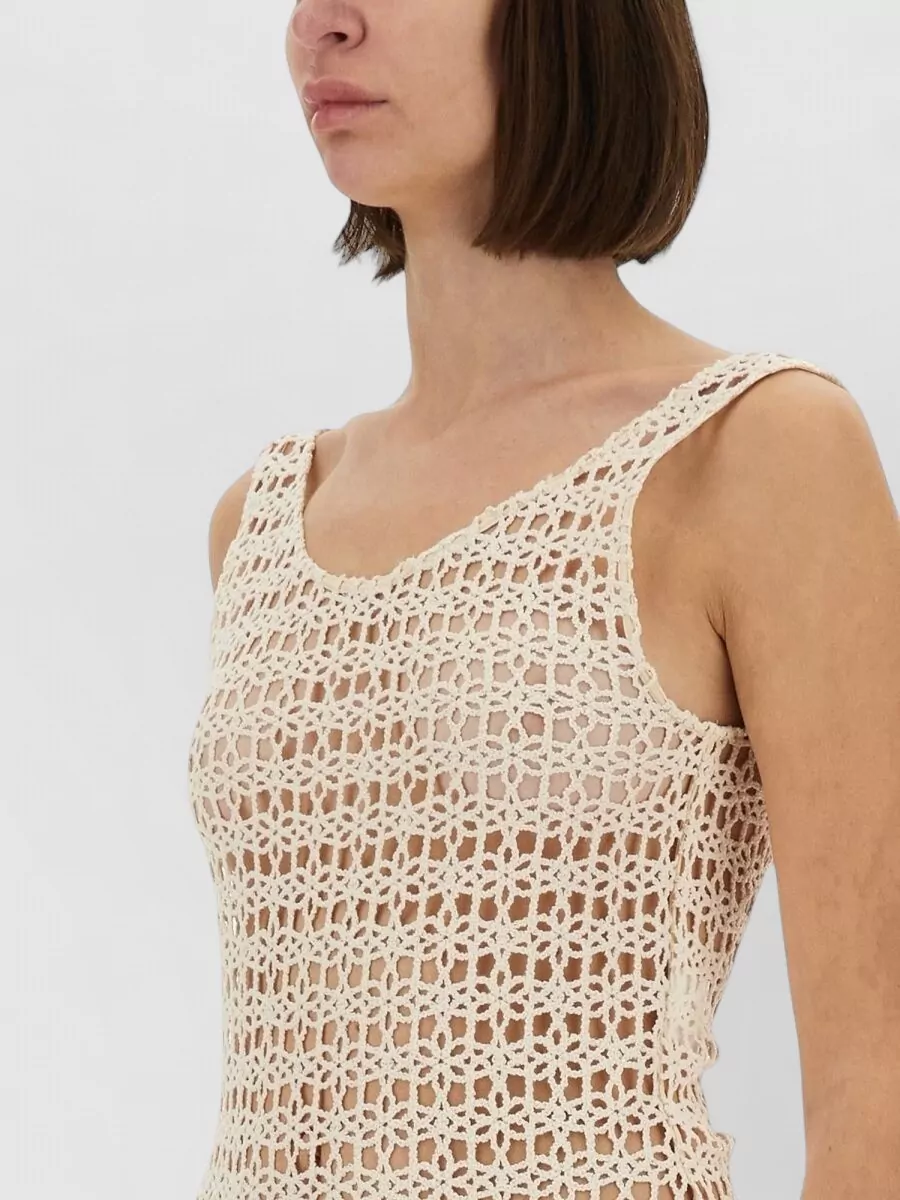 Alysi Slim-Fit Macramé Bodysuit