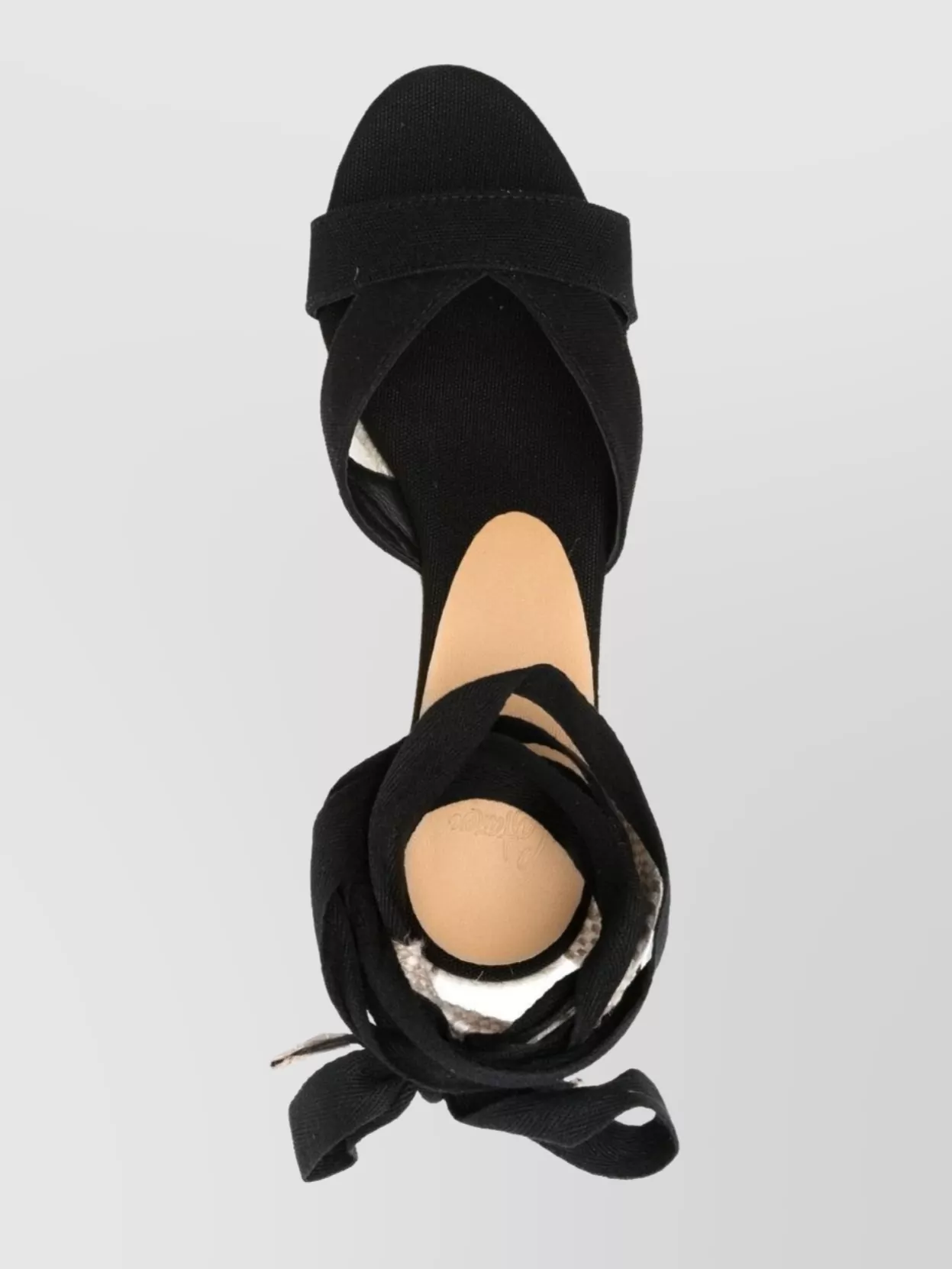 Castaã±er Raffia Wedge Espadrilles Crossover Straps