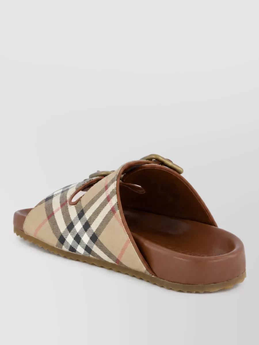 Burberry Leather Slides