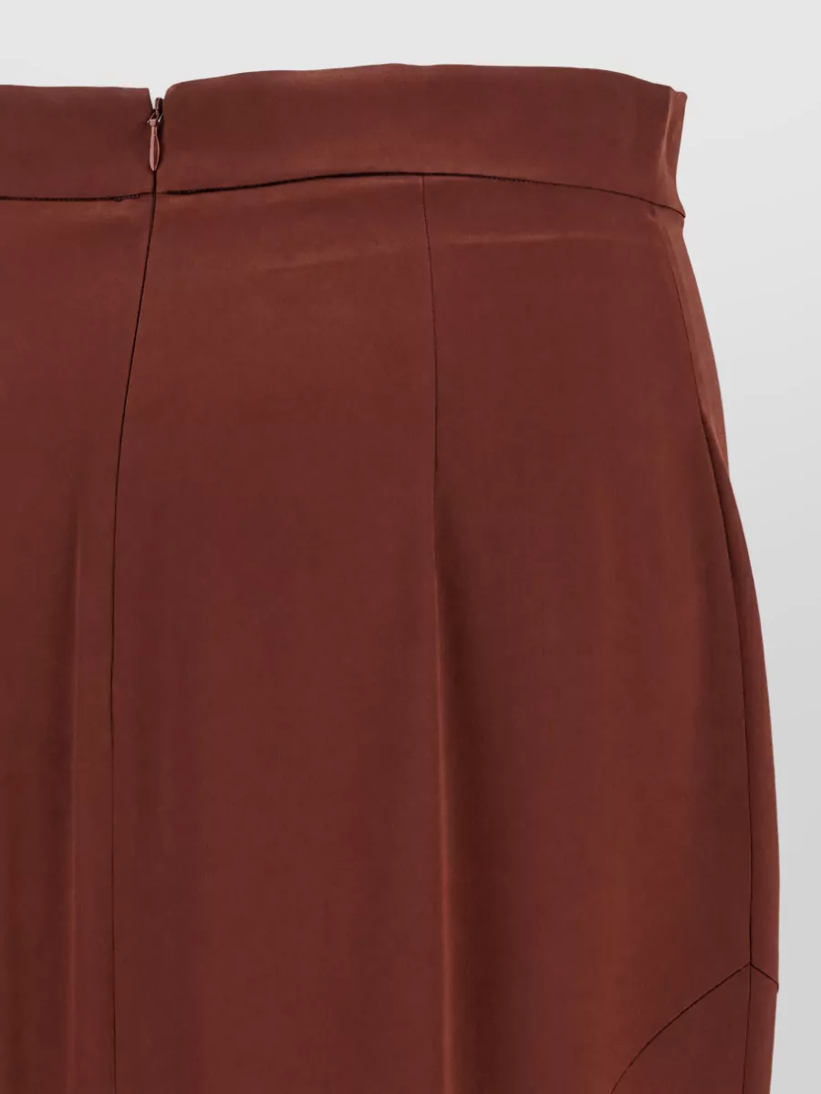 Max Mara Silk High-Rise Paneled Maxi Skirt