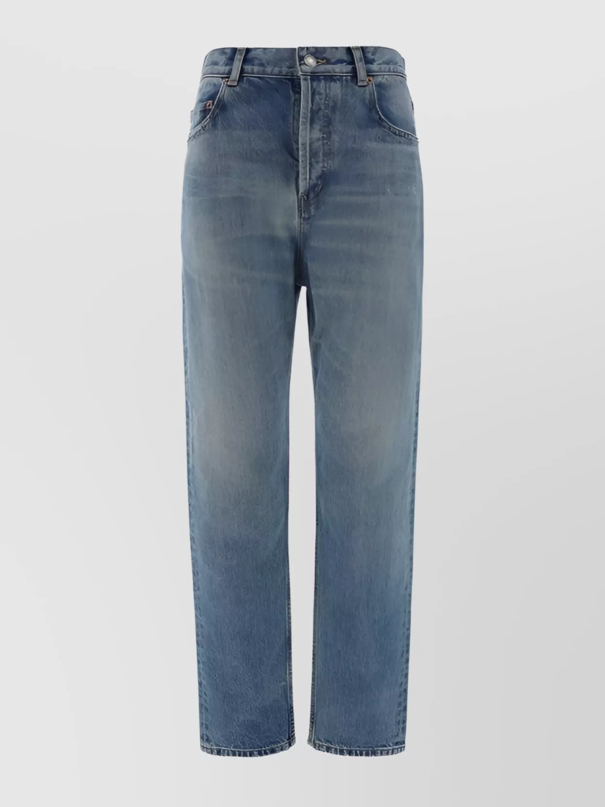 Saint Laurent Vintage Vanessa Denim Jeans In Blue
