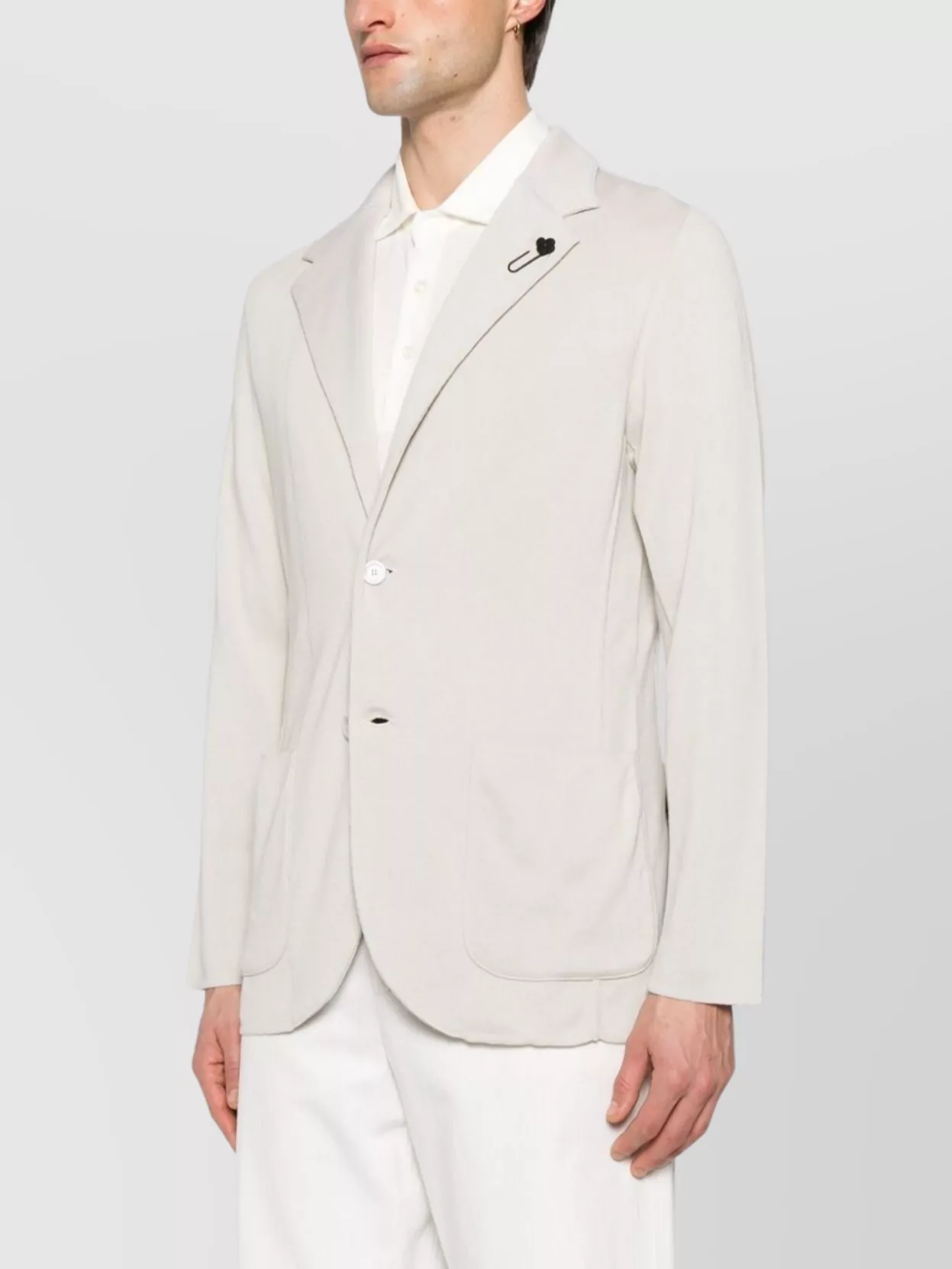 Lardini Cotton Jacket Rear Vents