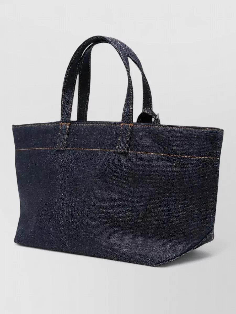 A.p.c. Drummer Small Denim Shoulder Bag
