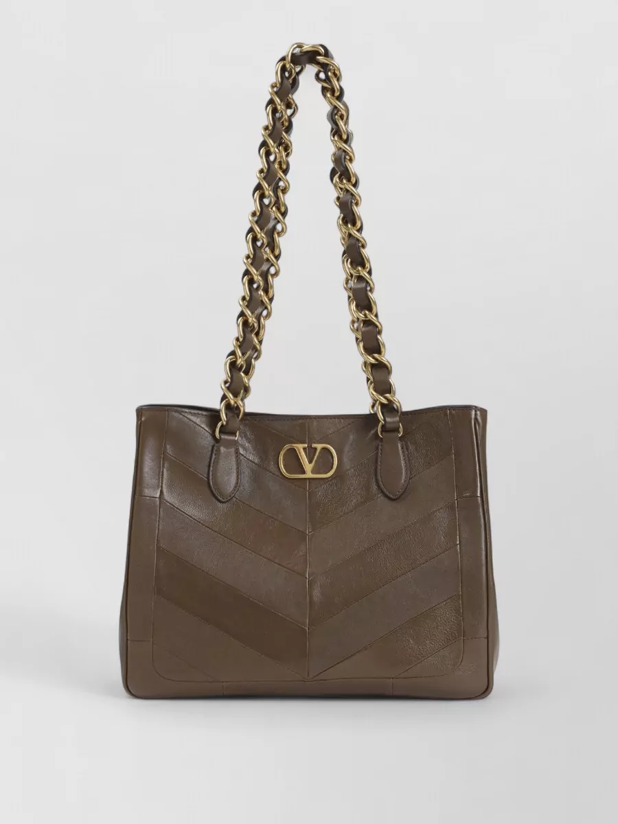 Valentino Garavani Vlogo Signature Small Leather Shoulder Bag