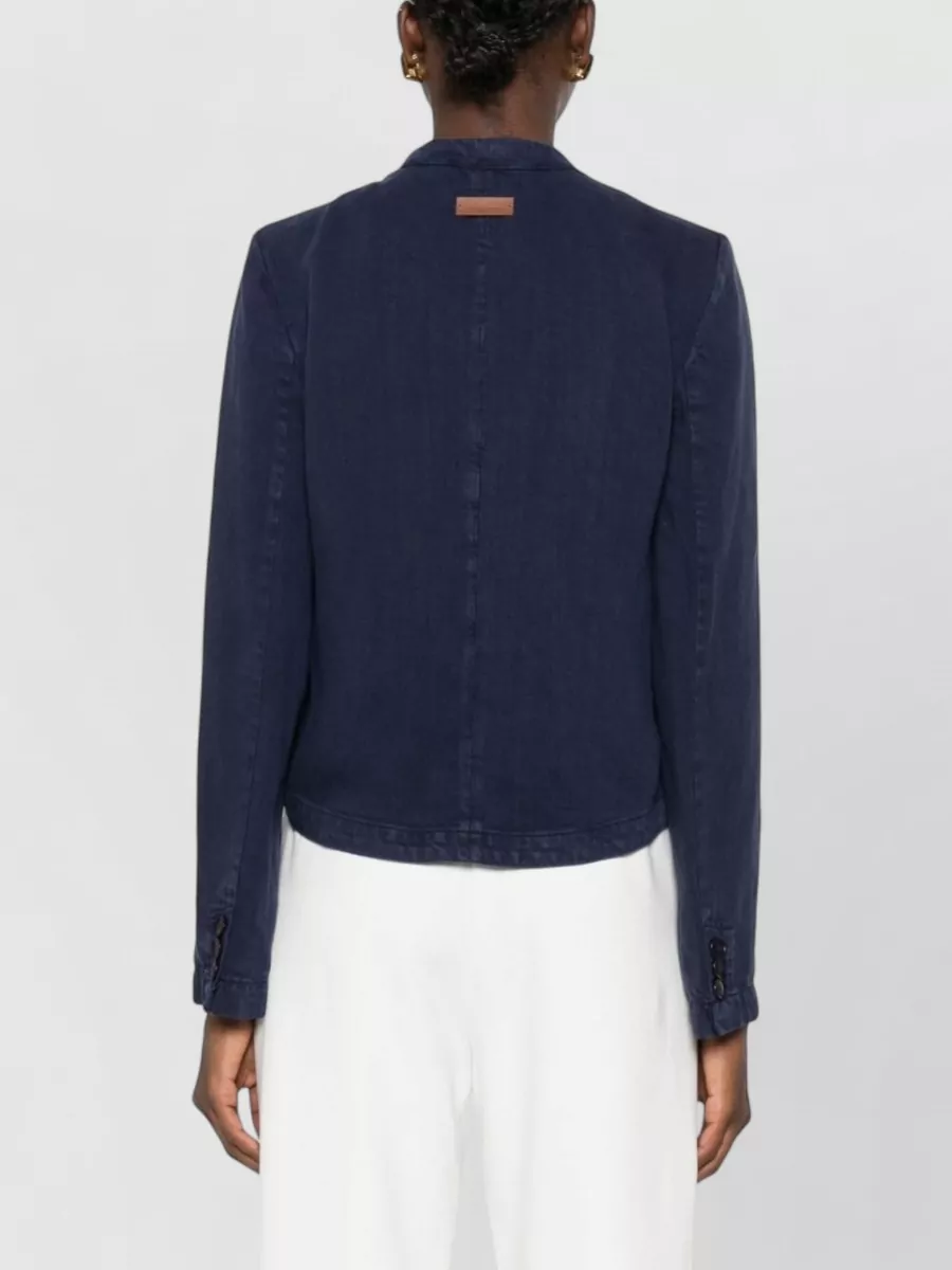 Emporio Armani Lyocell Linen Shirt Jacket
