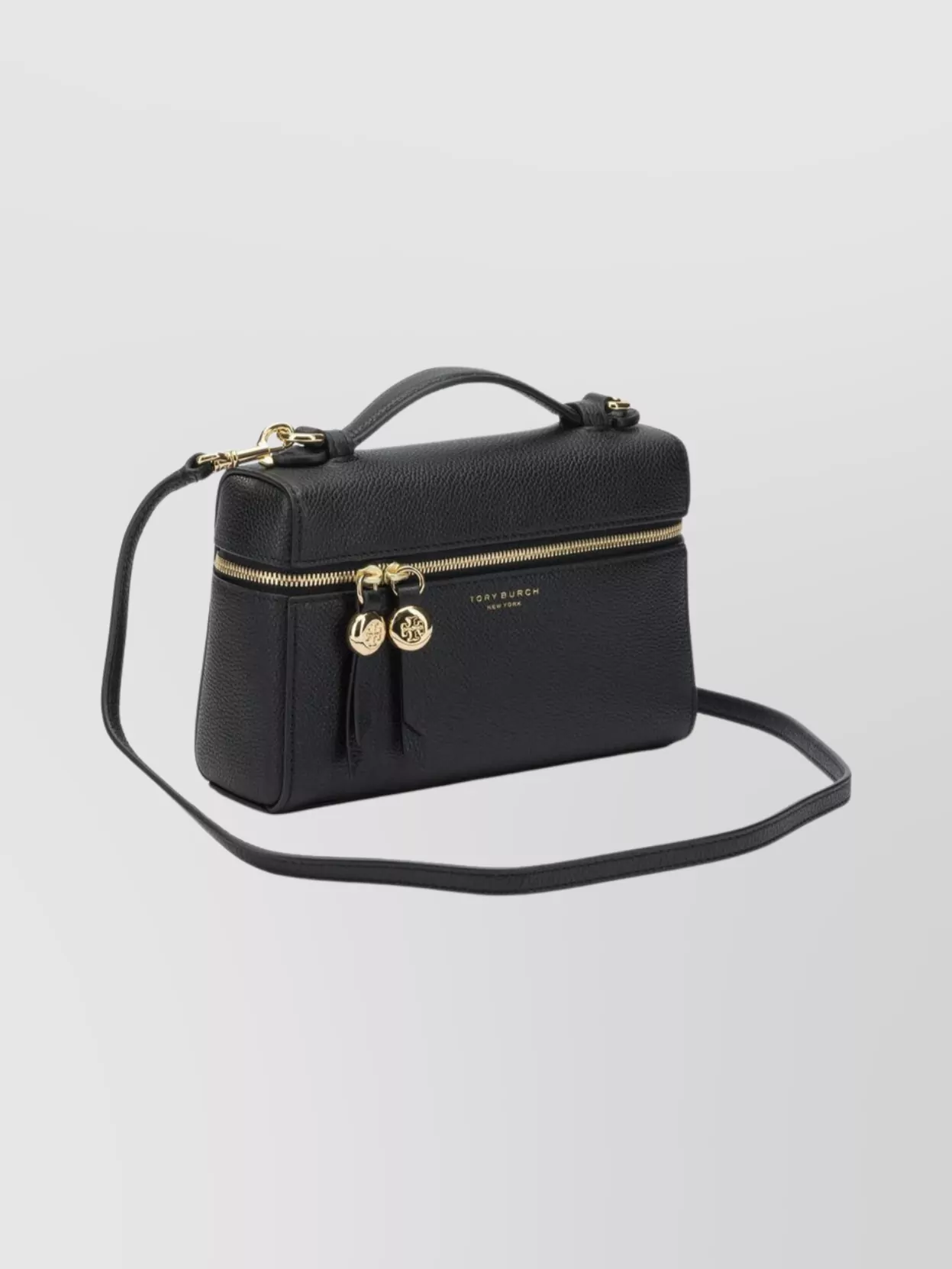 Tory Burch Mini Bags With Top Handle And Crossbody Strap In Black