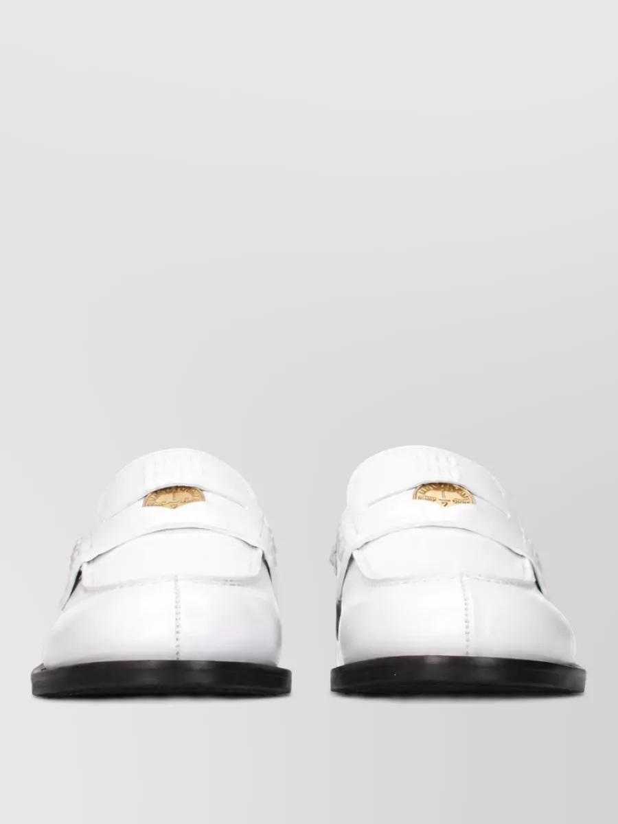 Miu Miu leather loafers