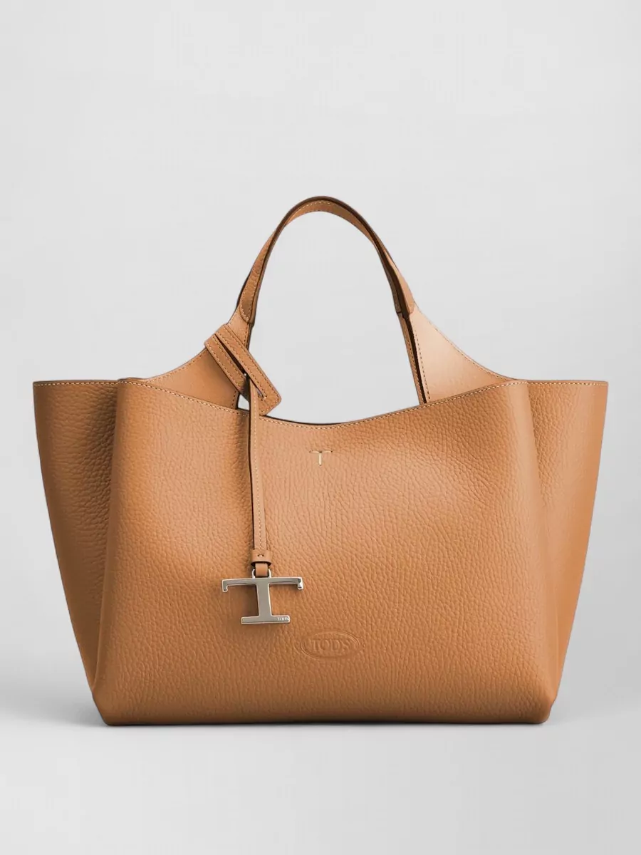 Tod's T Timeless Mini Leather Tote Bag
