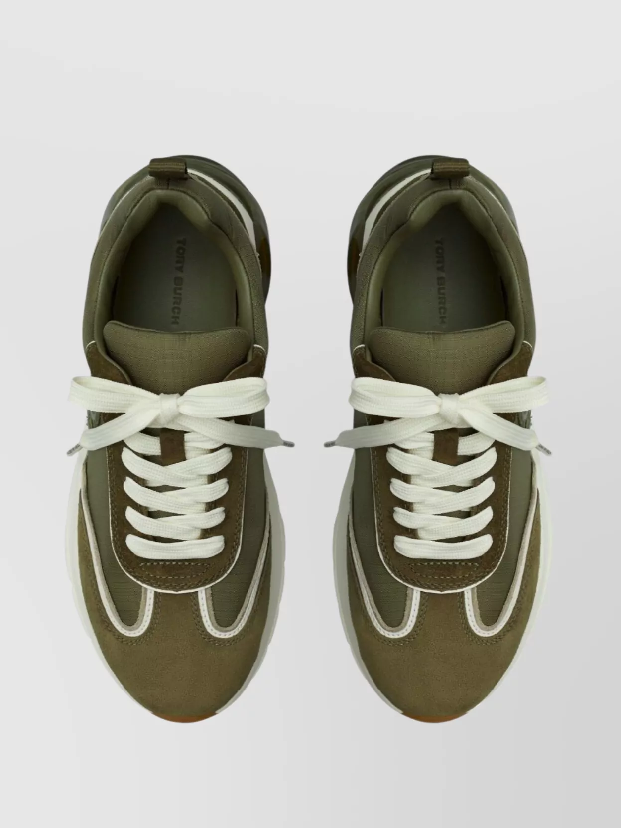Tory Burch Good Luck Sneakers Contrast Stitching
