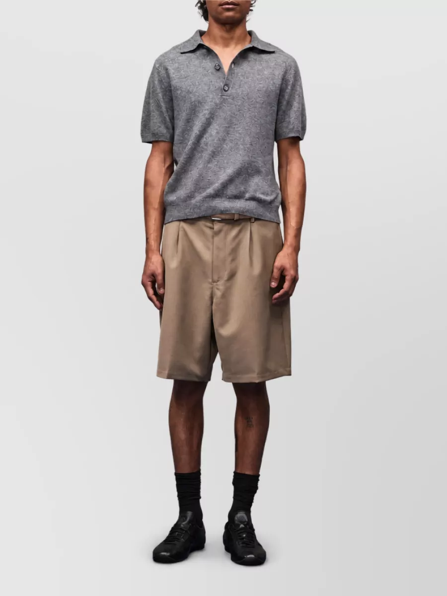 Entire Studios Cashmere Knit Polo Sweater