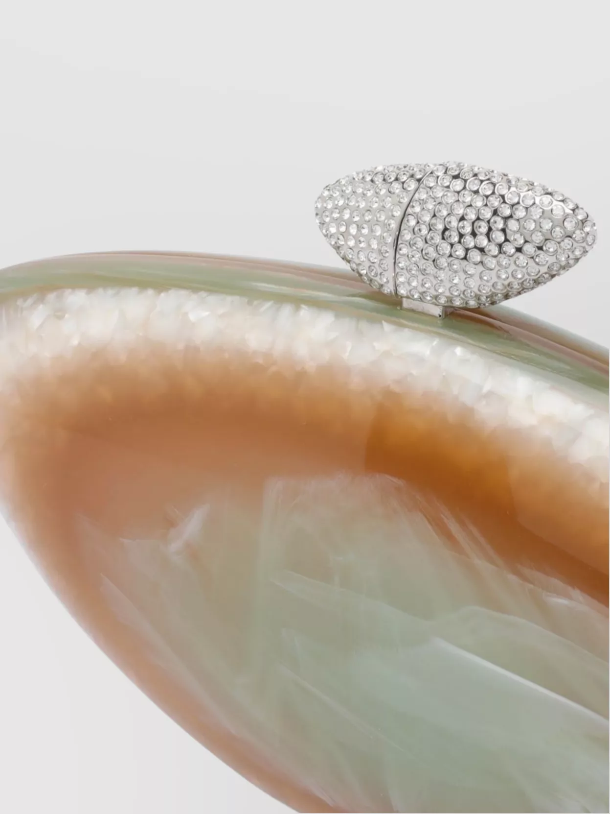 Benedetta Bruzziches Crystal Agate Oval Hard Case