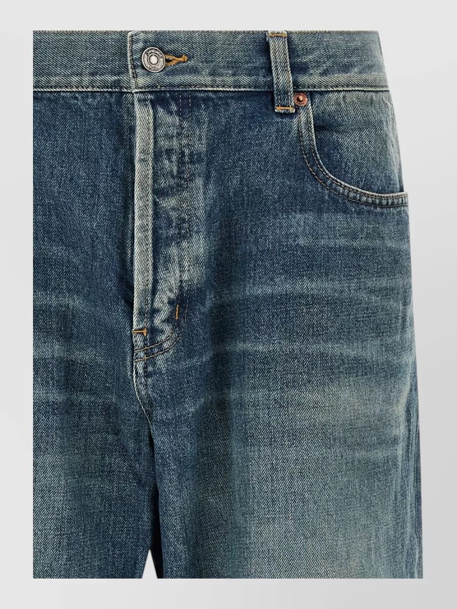 Saint Laurent denim tapered relaxed-fit jeans