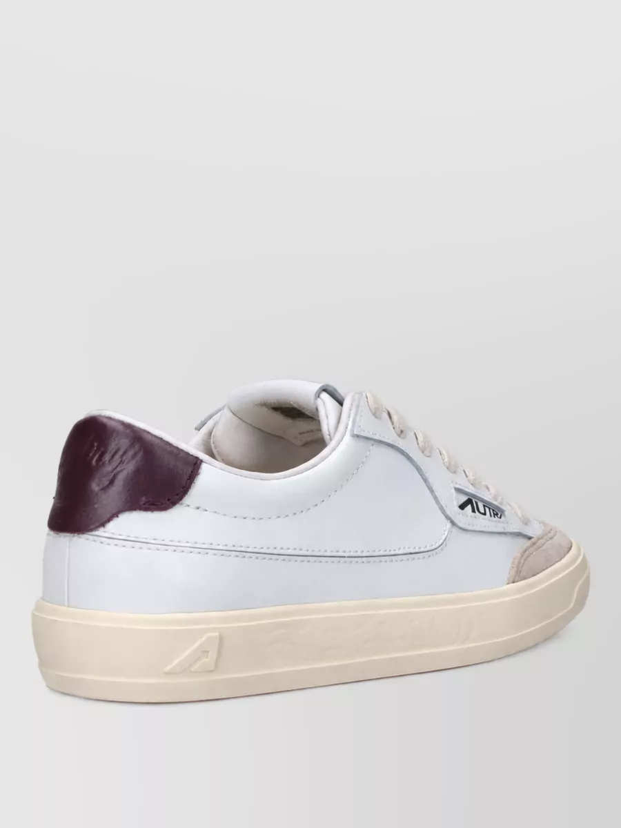 Autry Leather Low-Top Lace-Up Sneakers