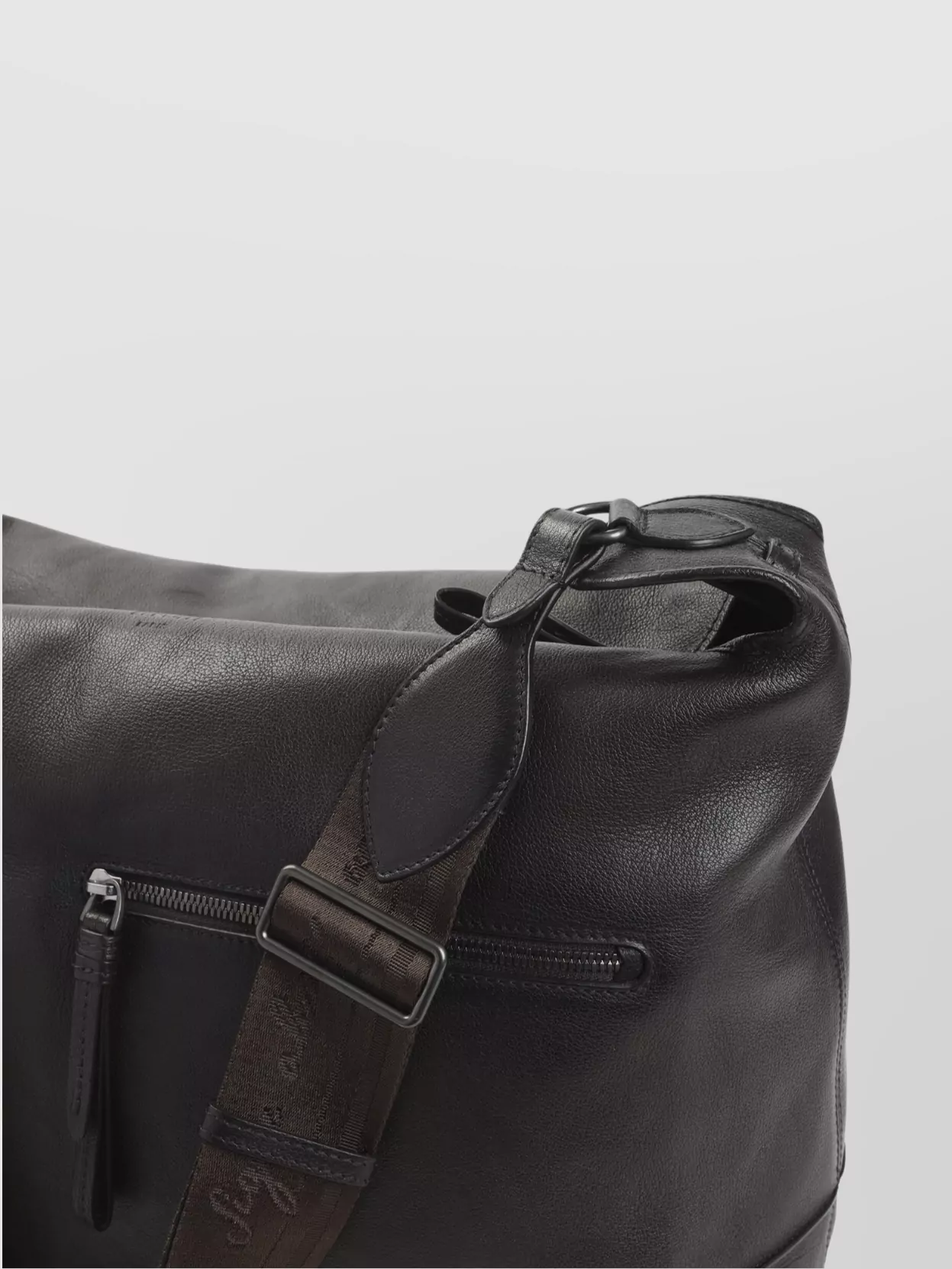Berluti Chic Shoulder Bag With Buckle And Zip