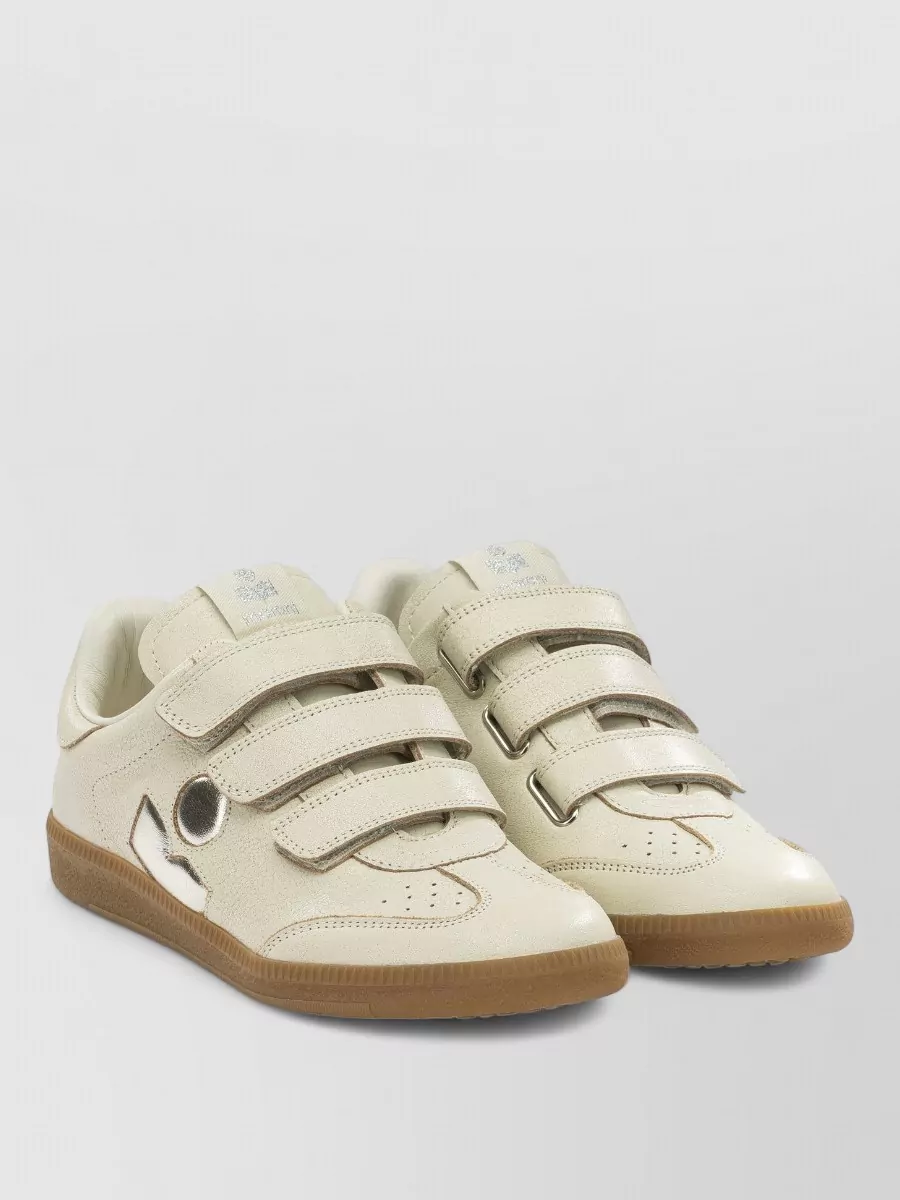 Isabel Marant Leather Low-Top Sneakers