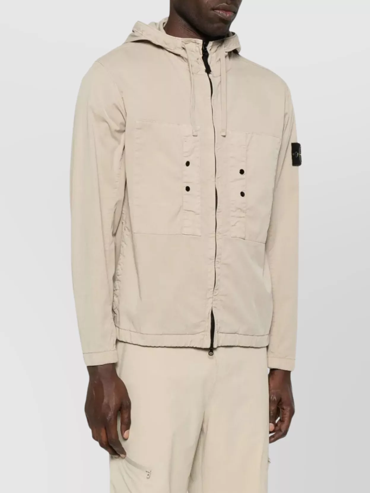 Stone Island Jacket Hooded Elasticated Cuffs