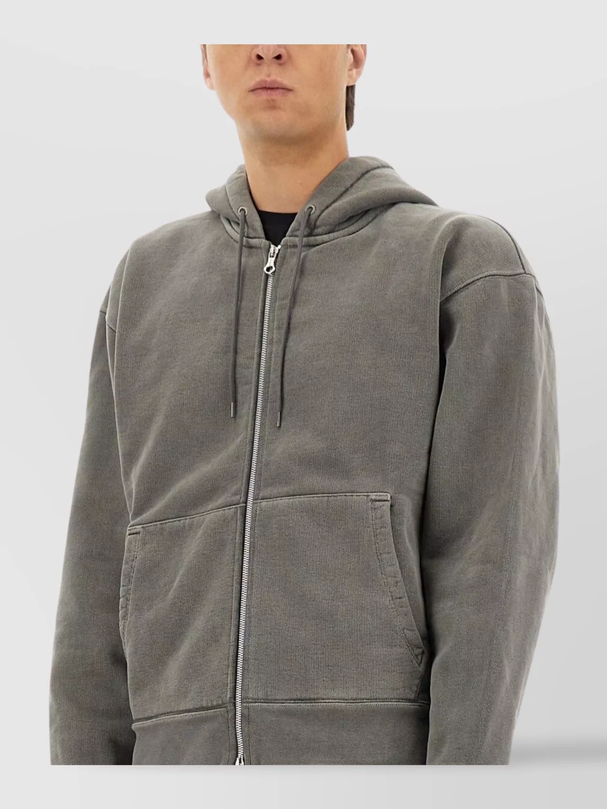 Our Legacy Hooded Sweater Front Pockets In Gray