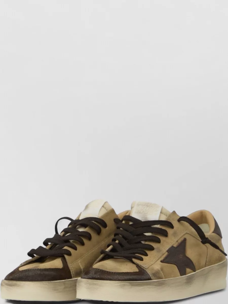 Golden Goose Leather Low-Top Sneakers