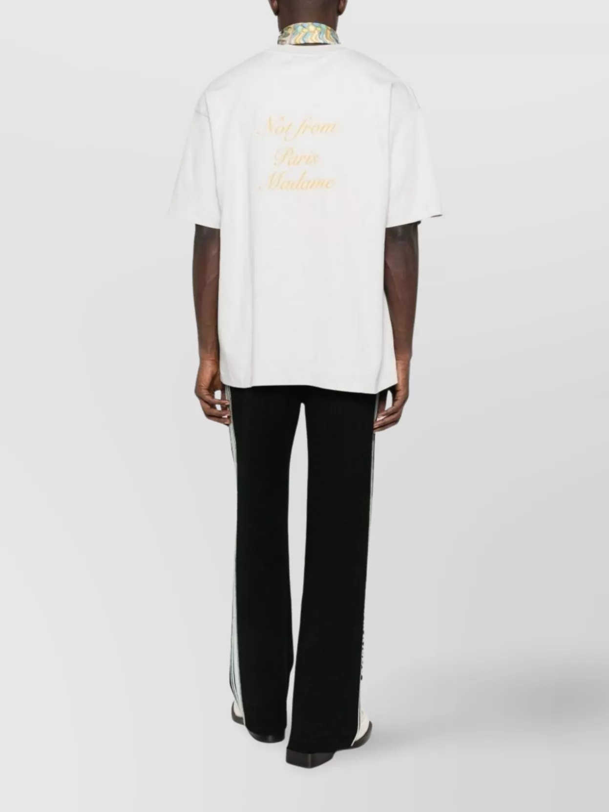 Drôle De Monsieur Logo T-Shirt With Embroidered And Printed Text