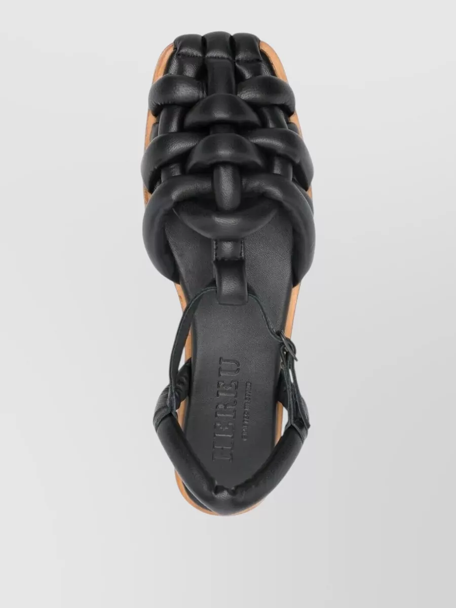 Hereu Leather Flat Sandals