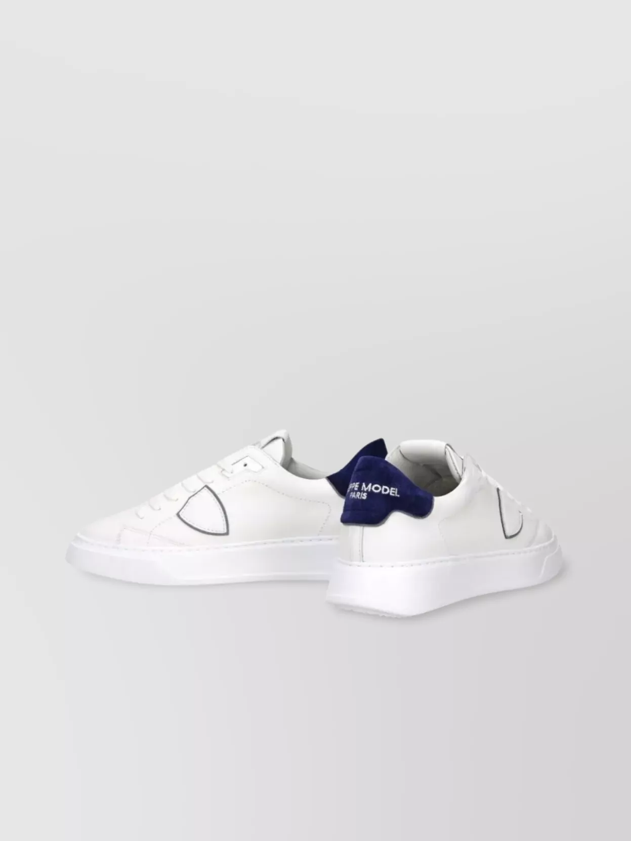 Philippe Model Low Top Sneakers With Contrasting Heel Tab